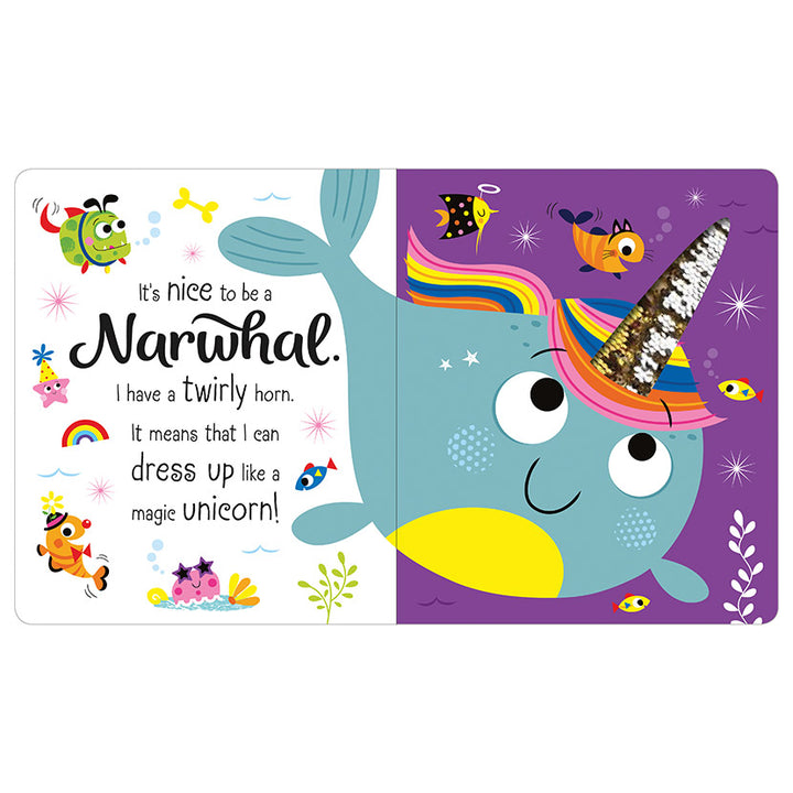 Libro De Texturas It’s Nice to be a Narwhal