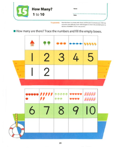 Libro Kumon Are you Ready for Kindergarten? Math Skills