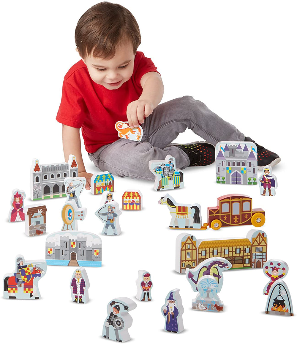 Juego set Castillo de madera