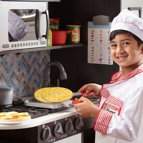 Cocina de chef de madera