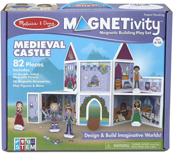 Set De Construcción Magnético Castillo Medieval