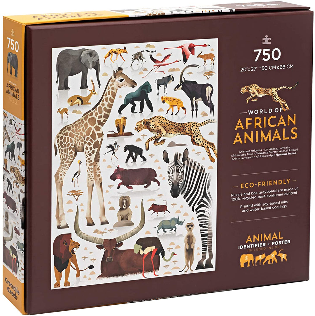 Rompecabezas 750 Piezas Animales de África
