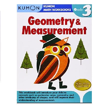 Libro Kumon Geometría Y Medición Grado 3 Para Niños