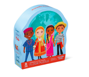 Rompecabezas 36 piezas niños del mundo