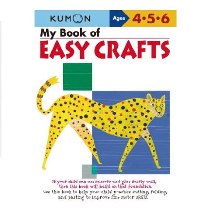 Libro Kumon My Book Of Easy Crafts para niños