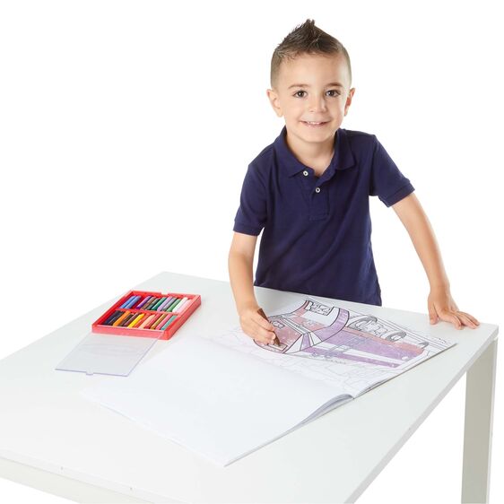 Cuaderno Para Colorear Vehículos