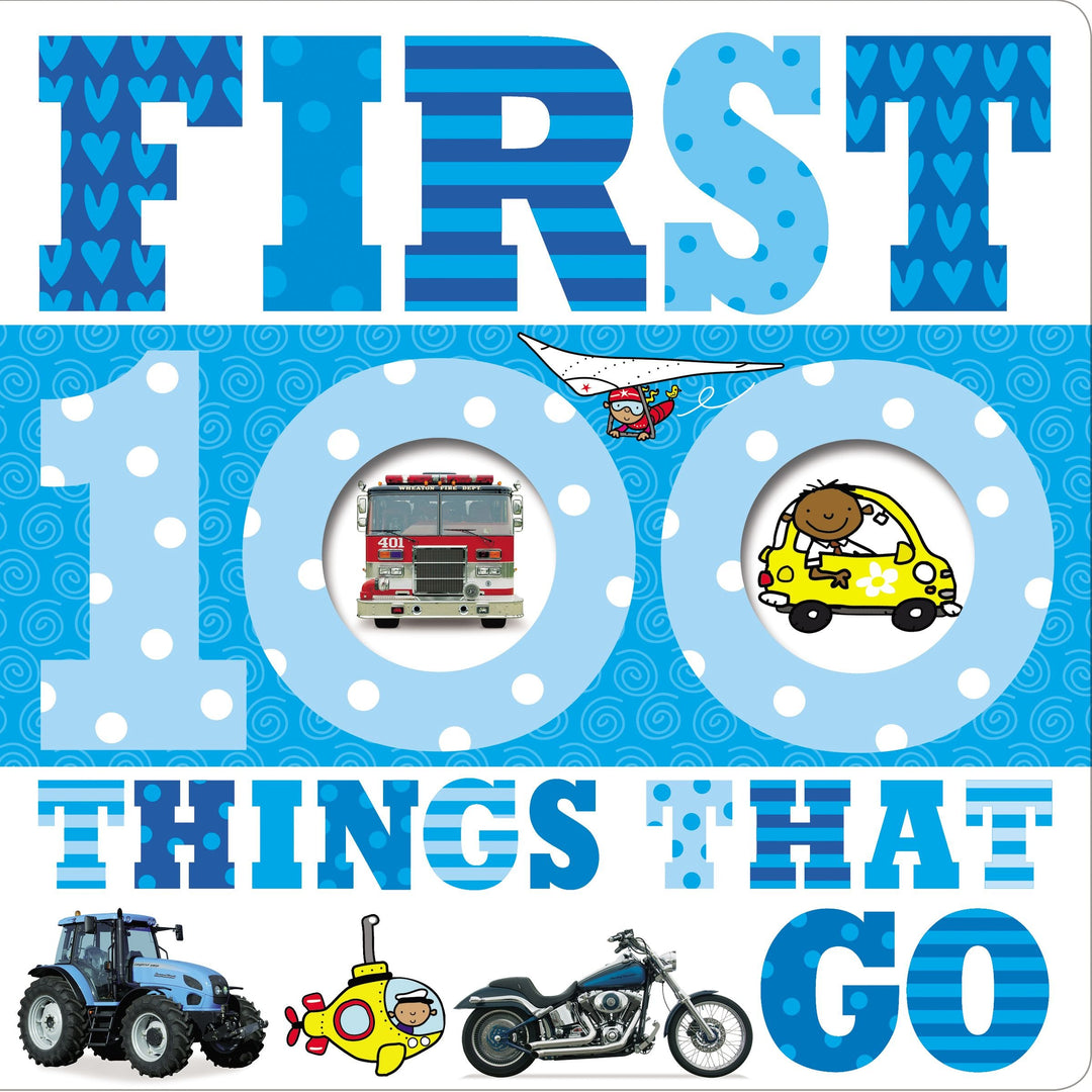 Libro Infantil 100 Things That Go First Blue