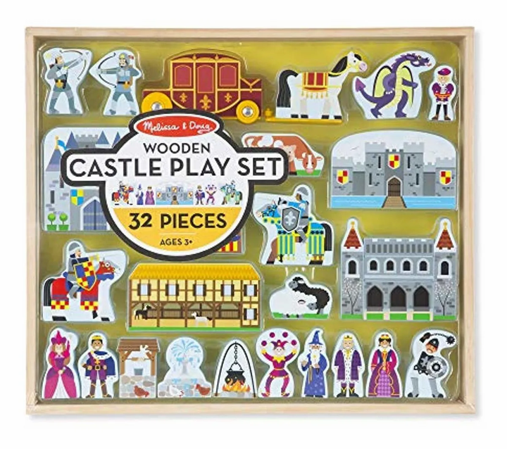 Juego set Castillo de madera