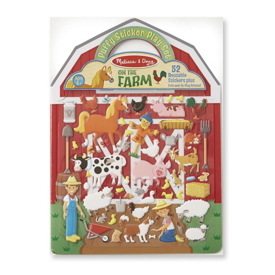 Stickers con relieve La granja