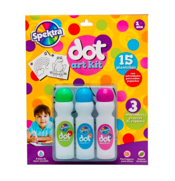 Kit De Arte Dot Marcadores Punta Espuma