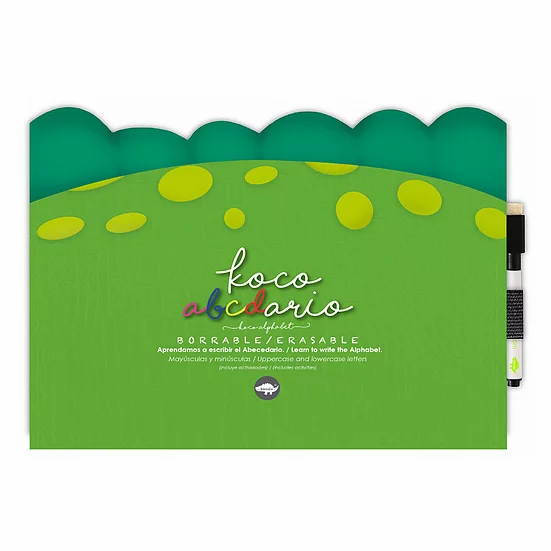 Libro Borrable Koco Abcdario Imprenta