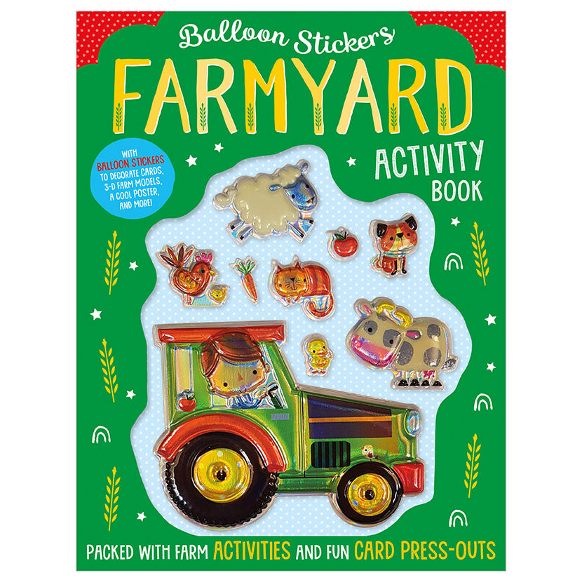 Libro De Actividades Balloon Stickers Farmyard Activity Book