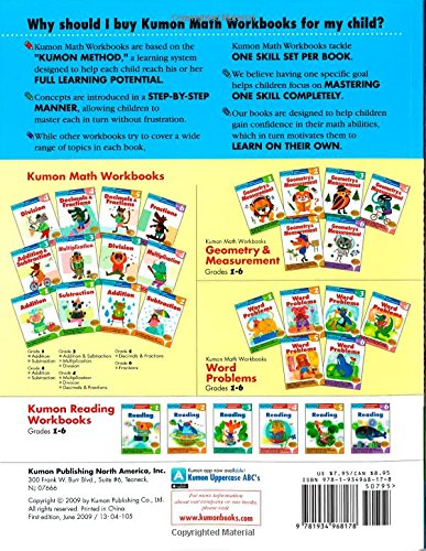 Libro Kumon Grade 1 Geometry &amp; Measurement Para Niños