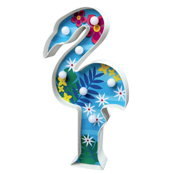 Lámpara de flamingo para decorar