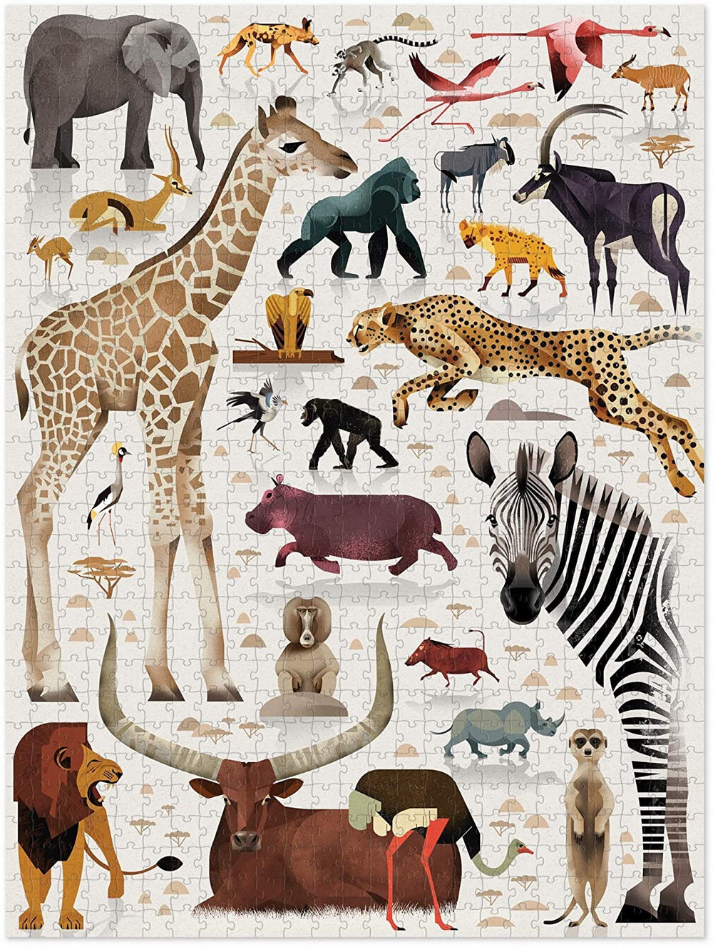 Rompecabezas 750 Piezas Animales de África