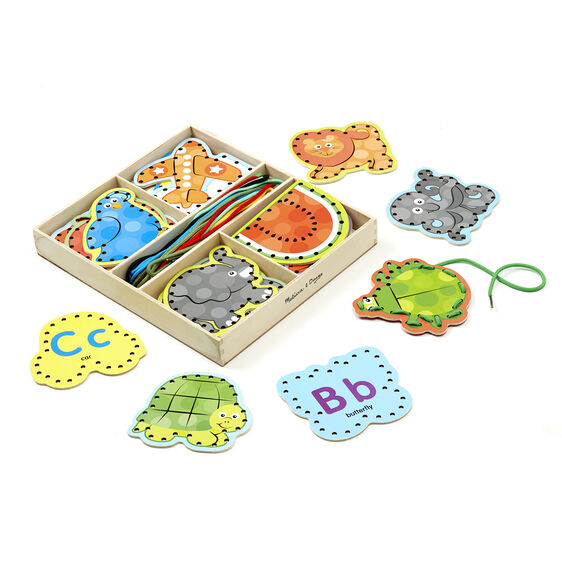 Set tarjetas abc para enhebrar