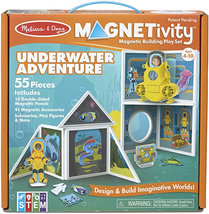 Set De Construcción Magnético Aventura Bajo El Agua