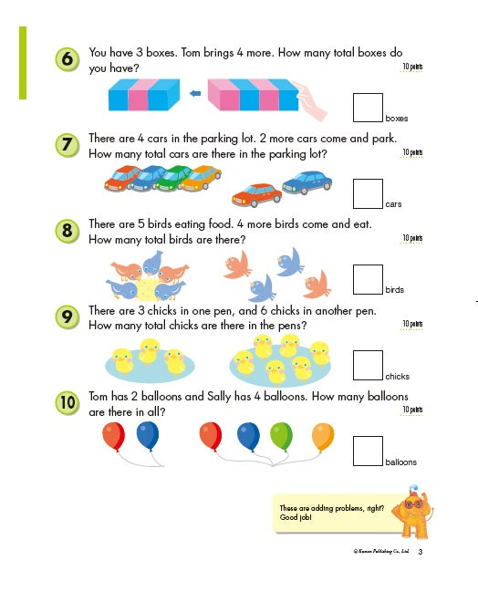 Libro Didáctico Kumon Grade 1 Word Problems Para Niños