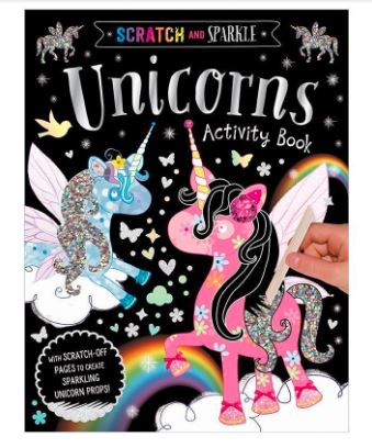 Libro inglés: Activity book unicorn coloring