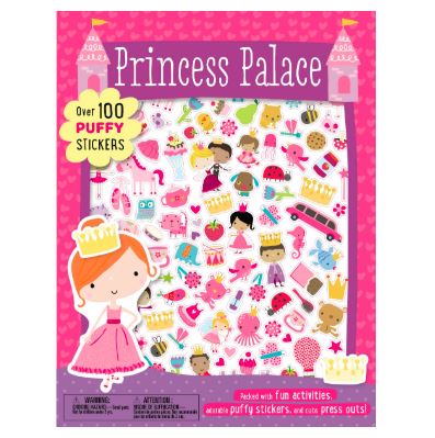 Libro inglés: Puffy sticker pricess palace
