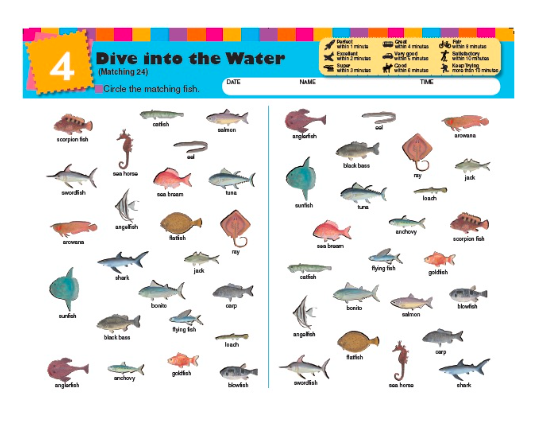 Libro Kumon Make A Match Level 2 Ejercicios De Observacion