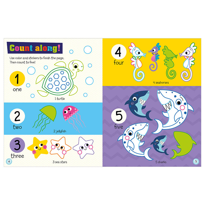 Libro De Actividades Never Touch a Shark! Sticker Activity Book