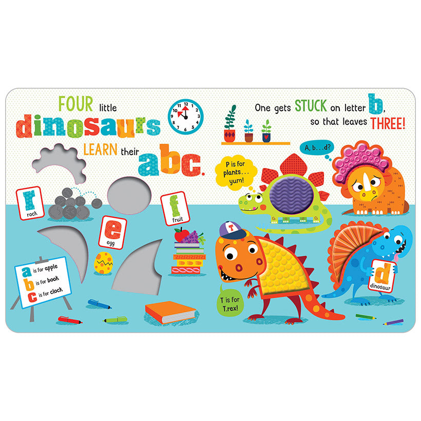 Libro De Texturas Never Touch The Dinosaurs