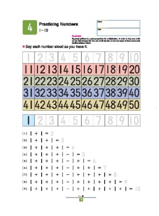 Libro Kumon My Book Of Simple Multiplication para niños