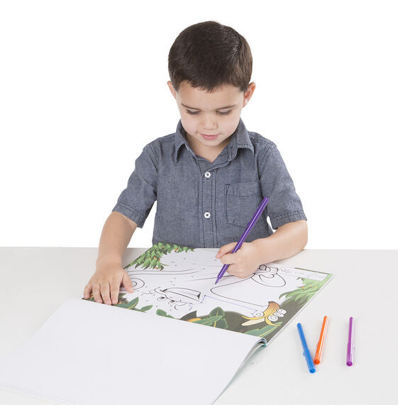 Cuaderno para unir puntos y colorear animales