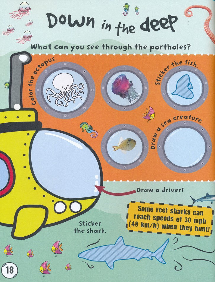 Libro De Actividades Tiburones