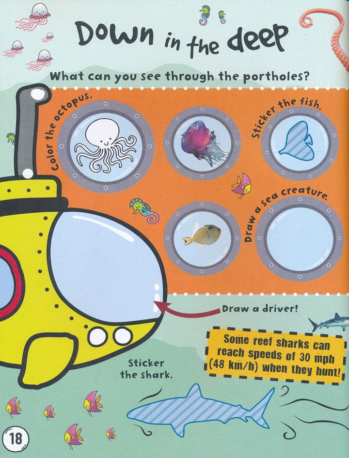 Libro De Actividades Tiburones