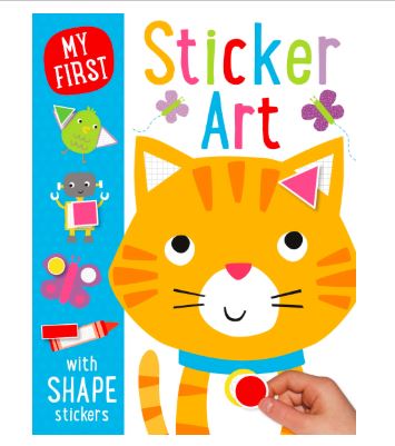 Libro inglés: My first sticker art