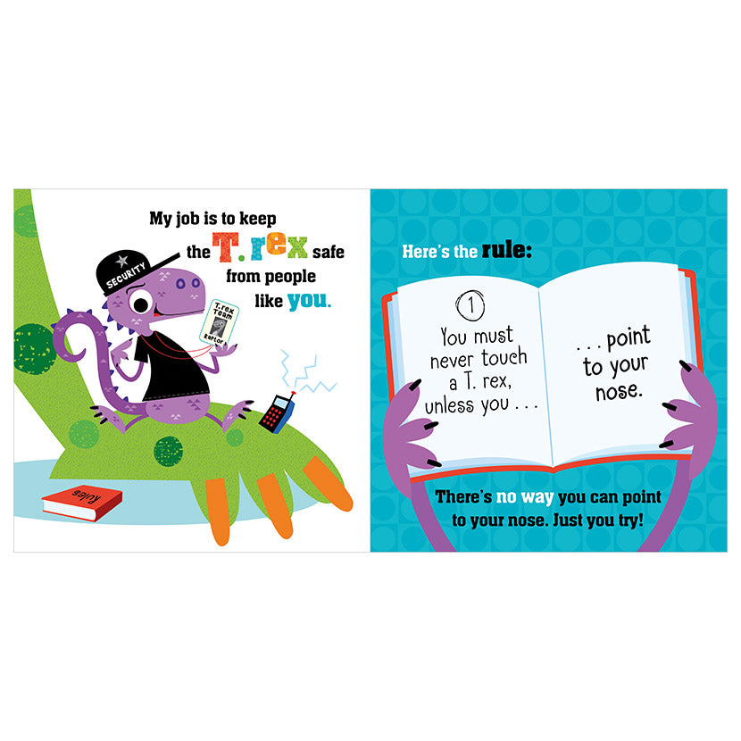 Libro Infantil Never Touch a T. rex!