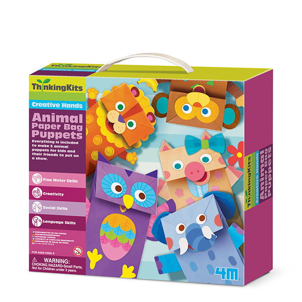 Set manualidades títeres en origami