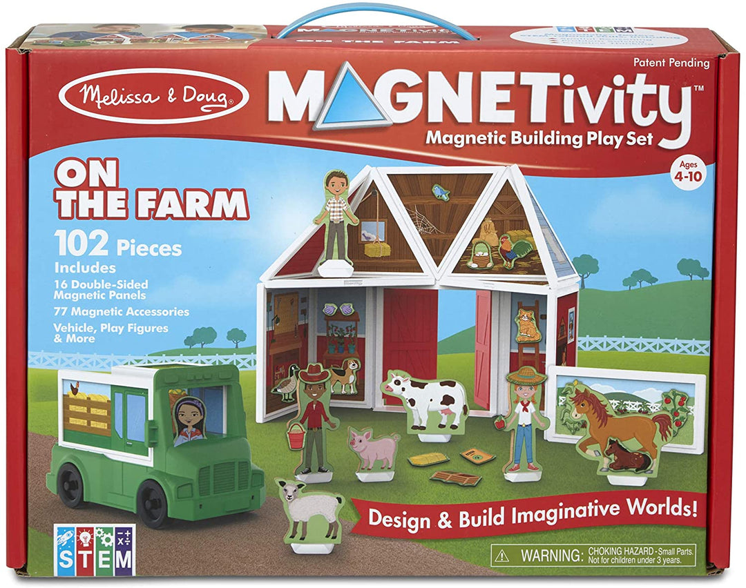 Set De Construcción Magnético La Granja