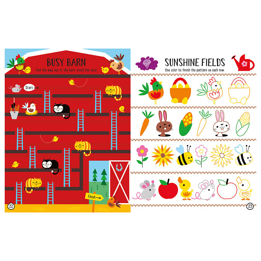 Libro De Actividades Balloon Stickers Farmyard Activity Book