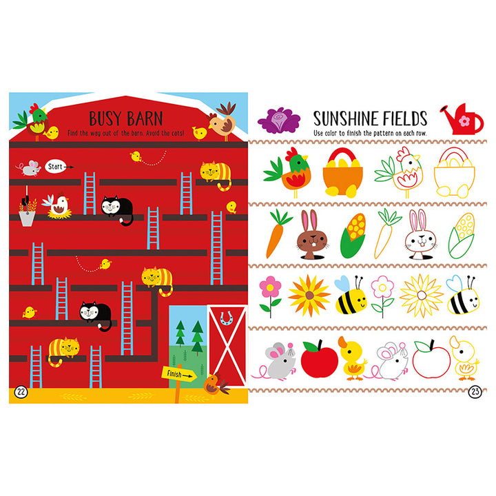 Libro De Actividades Balloon Stickers Farmyard Activity Book