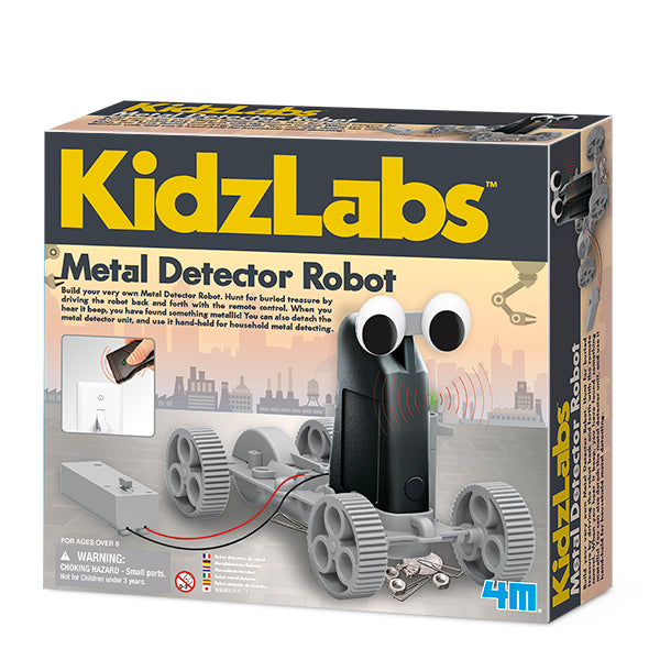 Experimento de juguete :  Robot detector de metal