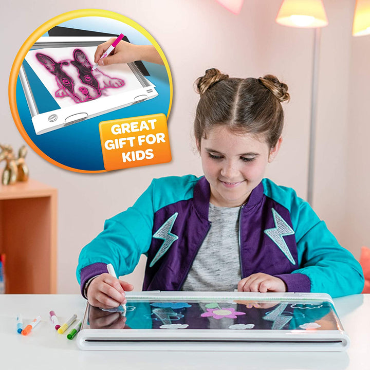Tablero De Dibujo Con Luz LED Borrable