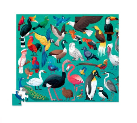 Rompecabezas 100 piezas Aves del mundo
