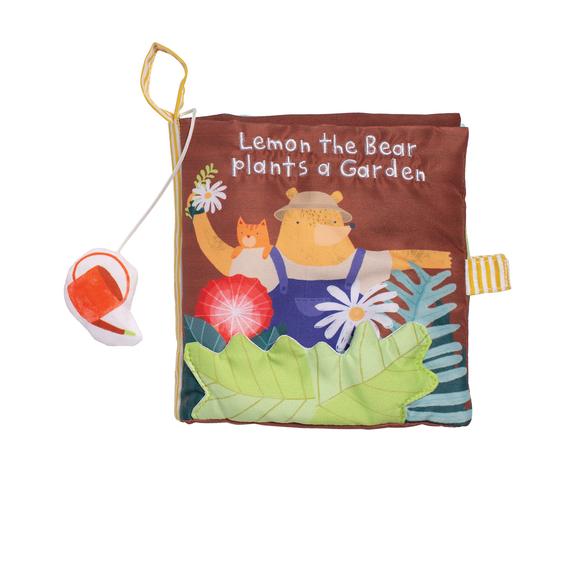 Libro De Tela Lemon The Bear Plants A Garden