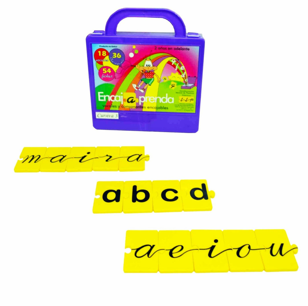 Set Aprendiendo el ABC Imprenta Y Cursiva