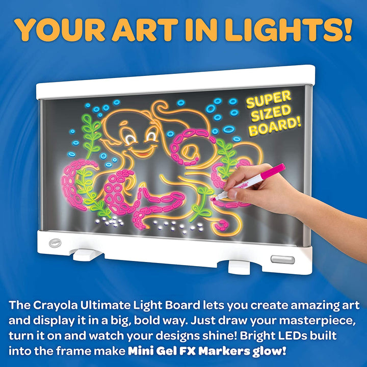 Tablero De Dibujo Con Luz LED Borrable