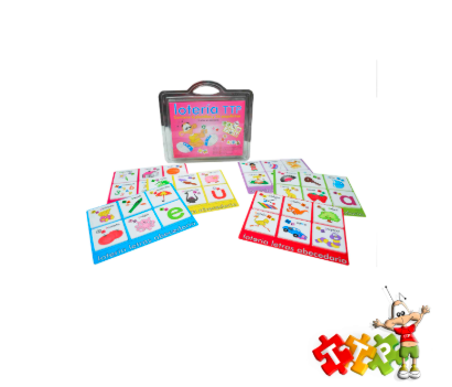 Lotería Infantil Didáctica Piezas Adhesivas
