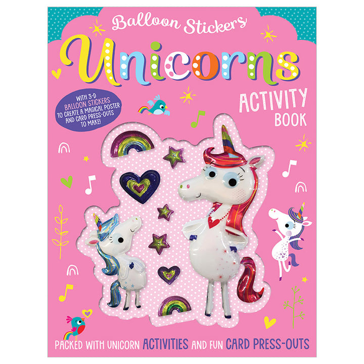 Libro De Actividades Balloon Stickers Unicorns Activity Book
