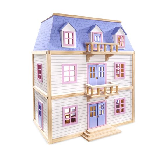 Casa de Muñecas Multi Nivel En Madera