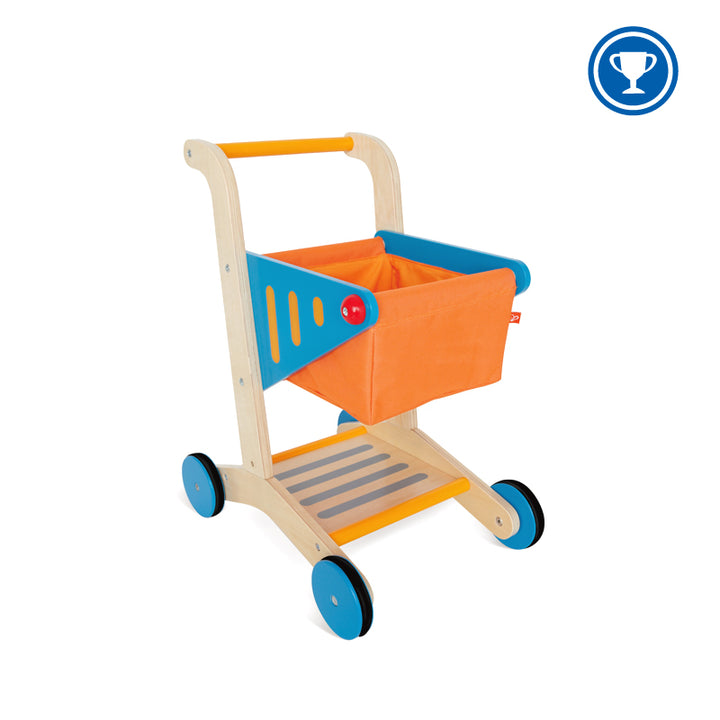 Carrito de Compras de Madera
