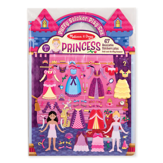 Stickers con relieve: Princesas