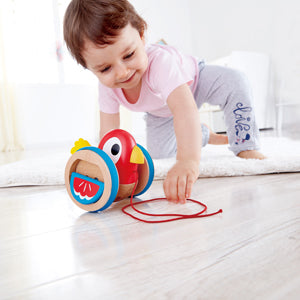 Juego de Arrastre Pajarito En Madera