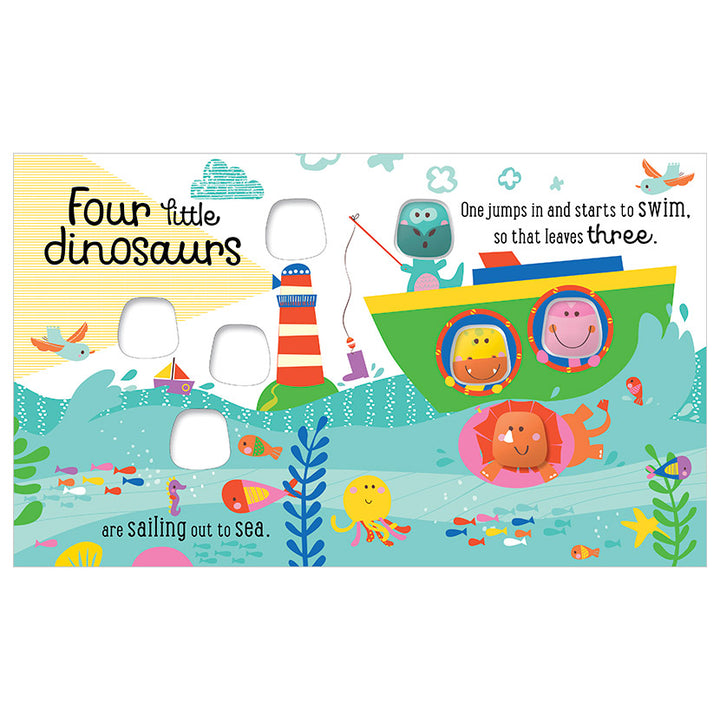 Libro De Texturas Five Little Dinosaurs